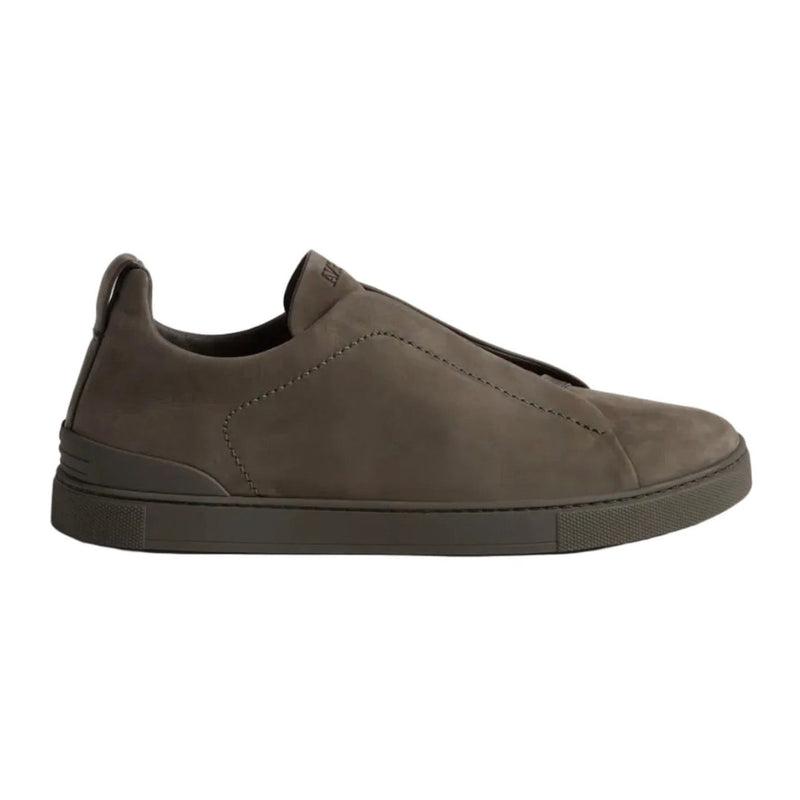 Zegna Triple Stitch™ SECONDSKIN Sneaker 'Dark Taupe'