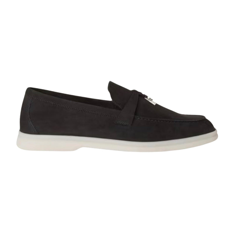 Loro Piana Summer Walk Loafer Black