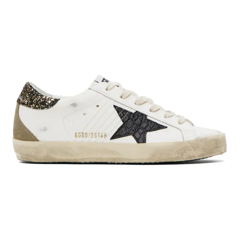Golden Goose Super-Star – White Ice Silver Aquamarine