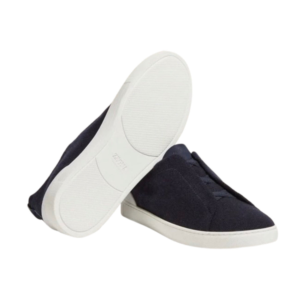 Zegna Triple Stitch™ Sneaker 'Navy Blue Wool'