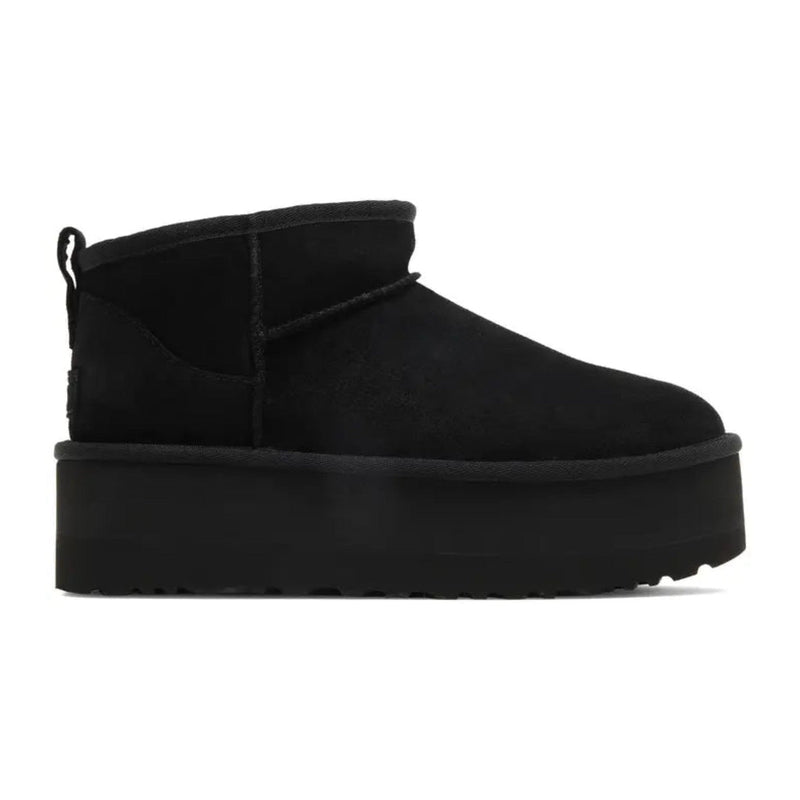 UGG Classic Ultra Mini Platform Black- Chestnut