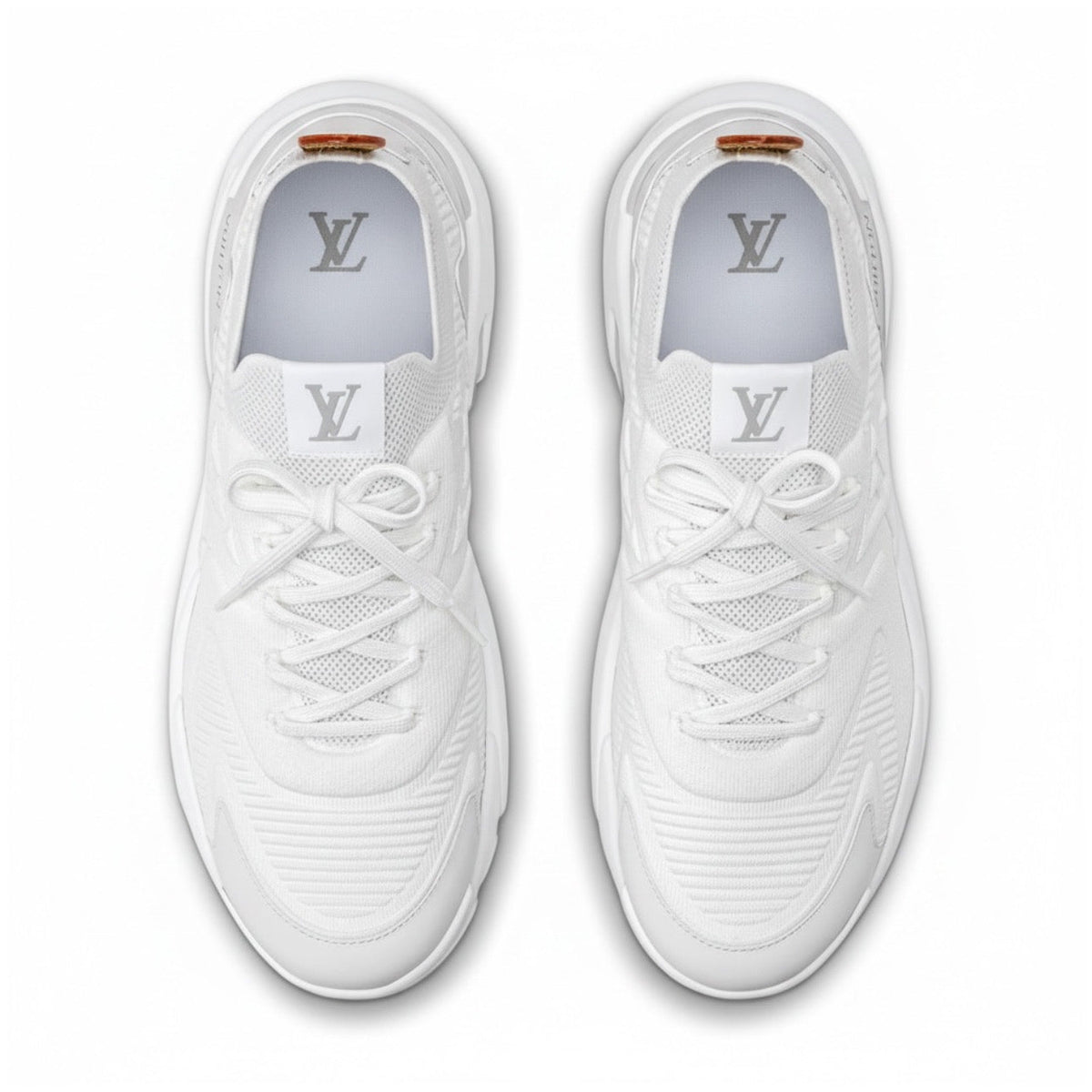 Louis Vuitton Tatic Knit Sneaker Triple White