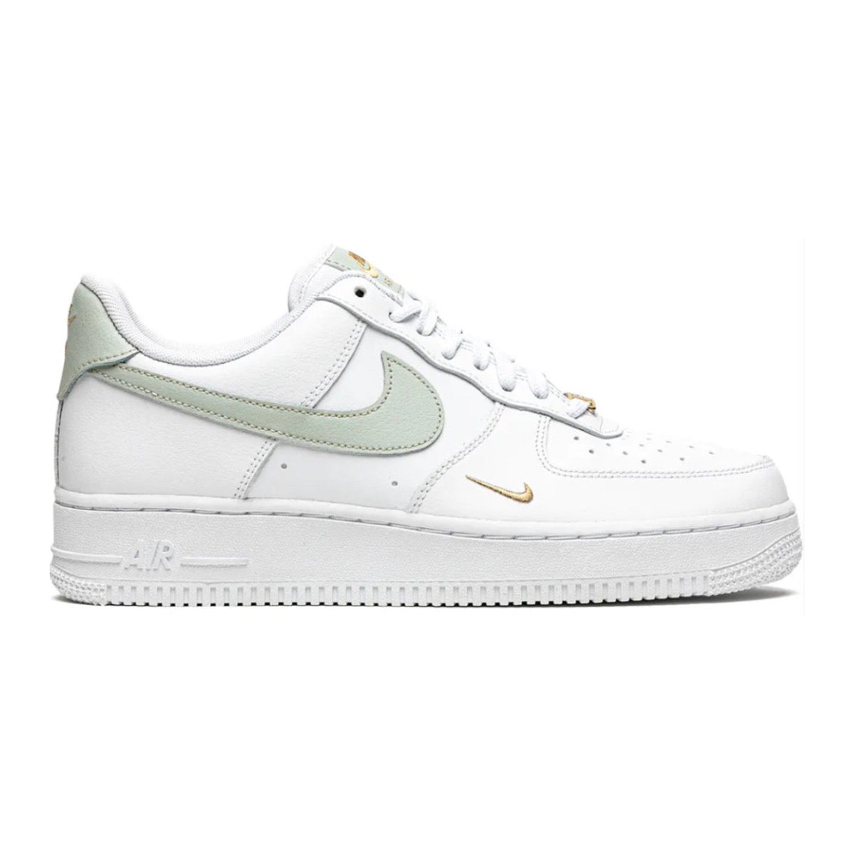 Nike Air Force 1 Low ’07 Essential White Green Gold Mini