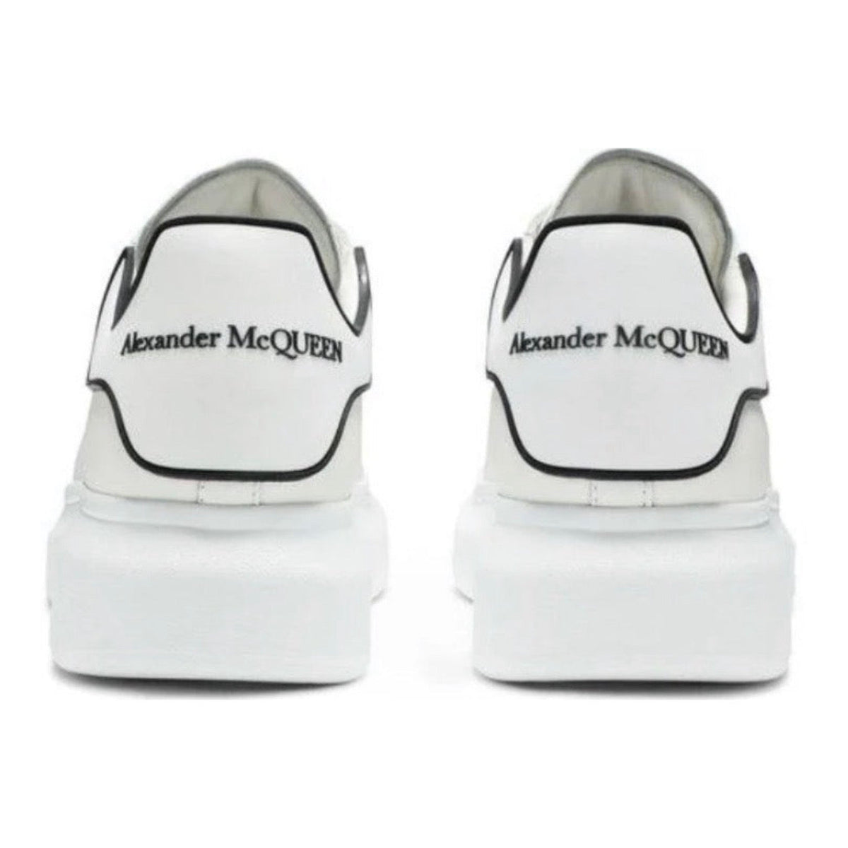 Alexander Mcqueen Oversized – White Black Trim