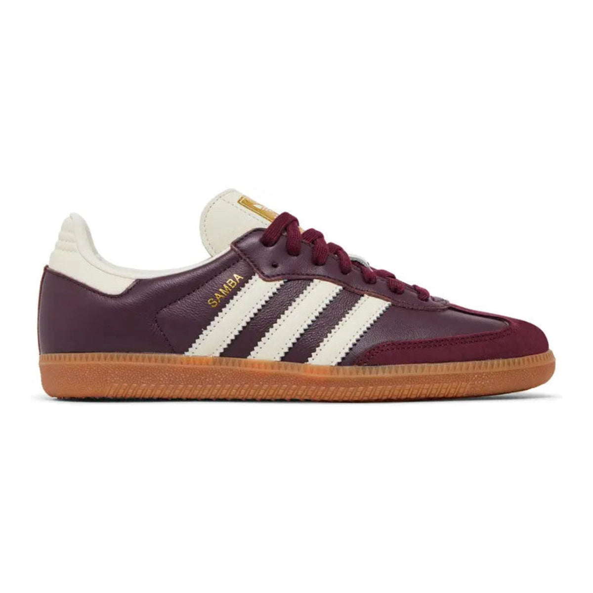 Adidas Samba OG Maroon – Gold Metallic