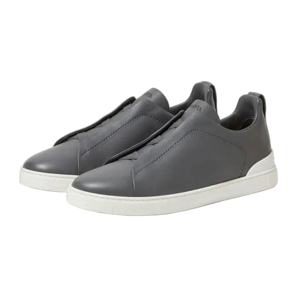 Zegna Triple Stitch™ SECONDSKIN Sneaker 'Dark Grey'